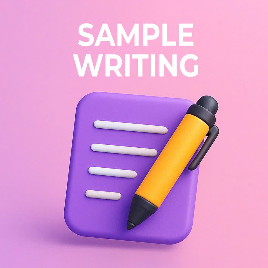 SAMPLE WRITING